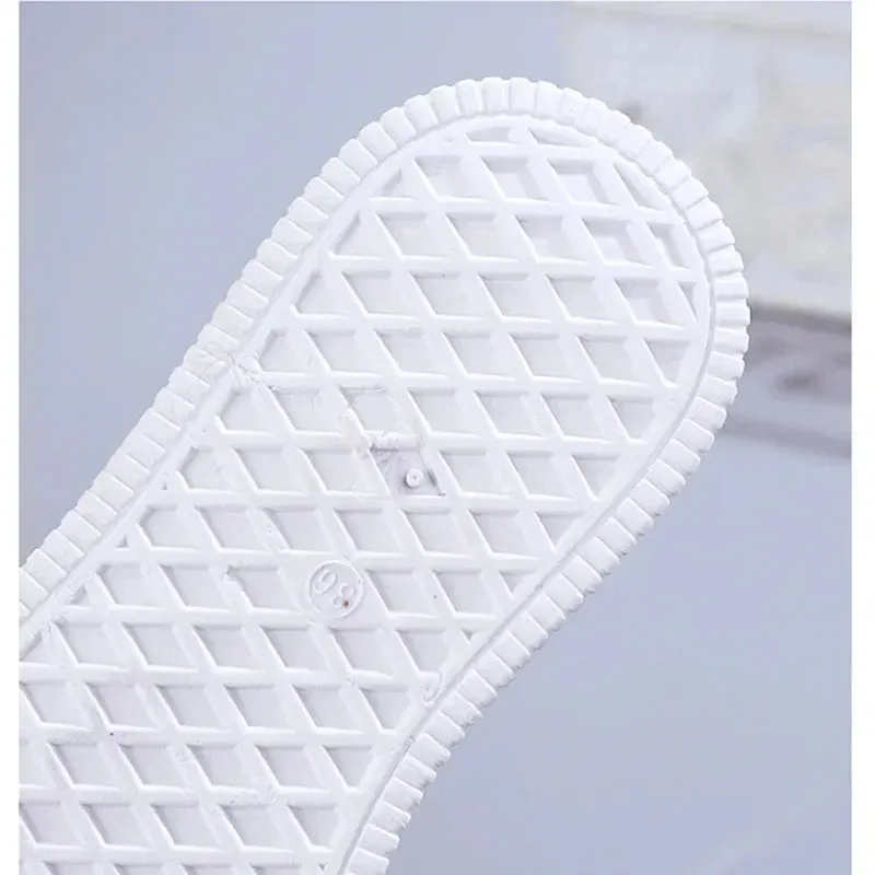 Breathable Leather Lace-Up Platform Sneakers for Women