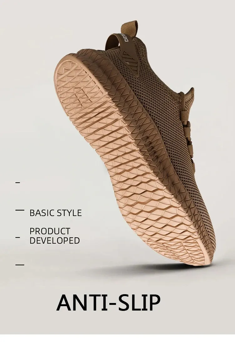 Breathable Men's Running Shoes - Flexible Anti-slip Sneakers