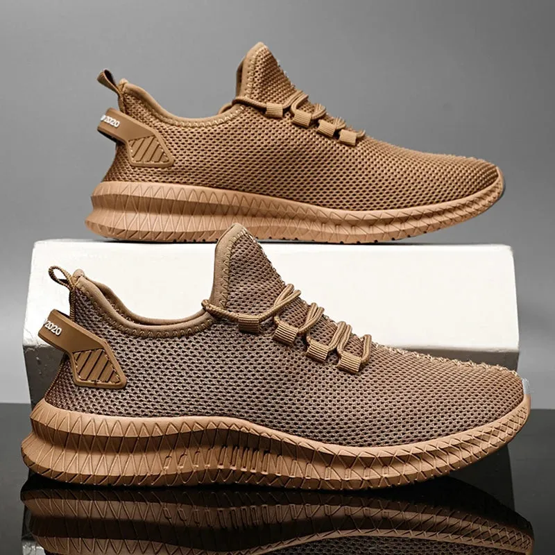 Breathable Men's Running Shoes - Flexible Anti-slip Sneakers