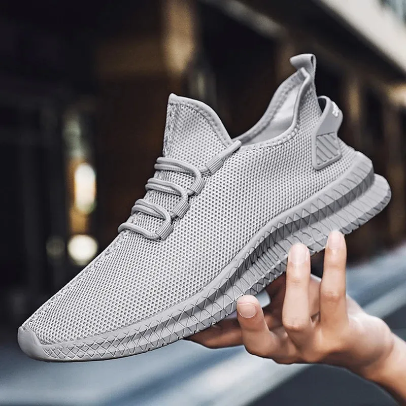 Breathable Men's Running Shoes - Flexible Anti-slip Sneakers