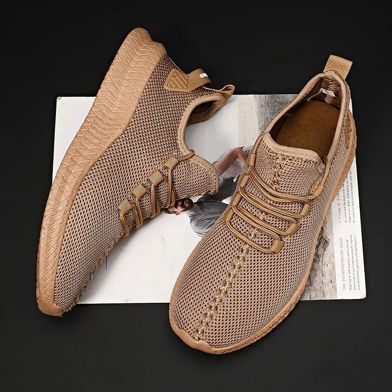 Breathable Men's Running Shoes - Flexible Anti-slip Sneakers