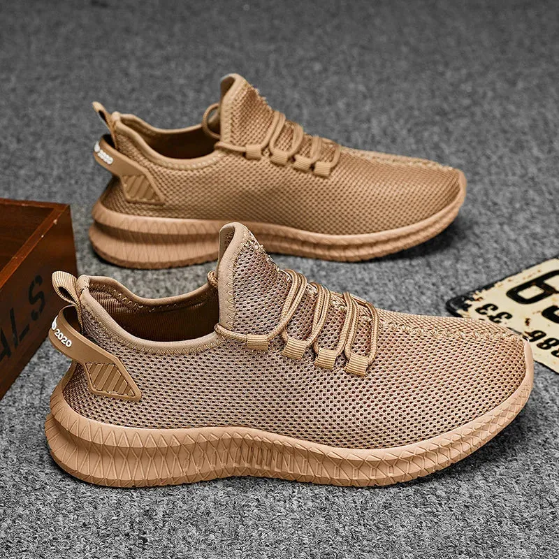 Breathable Men's Running Shoes - Flexible Anti-slip Sneakers