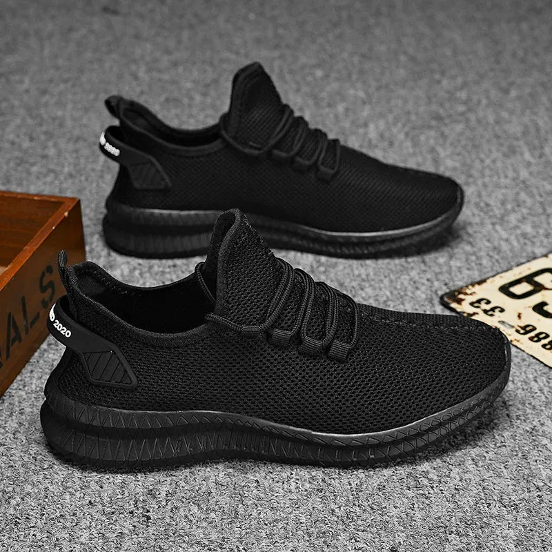 Breathable Men's Running Shoes - Flexible Anti-slip Sneakers