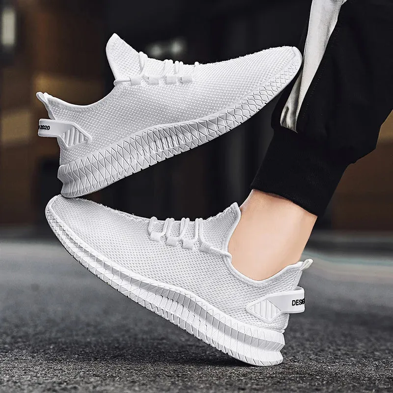Breathable Men's Running Shoes - Flexible Anti-slip Sneakers