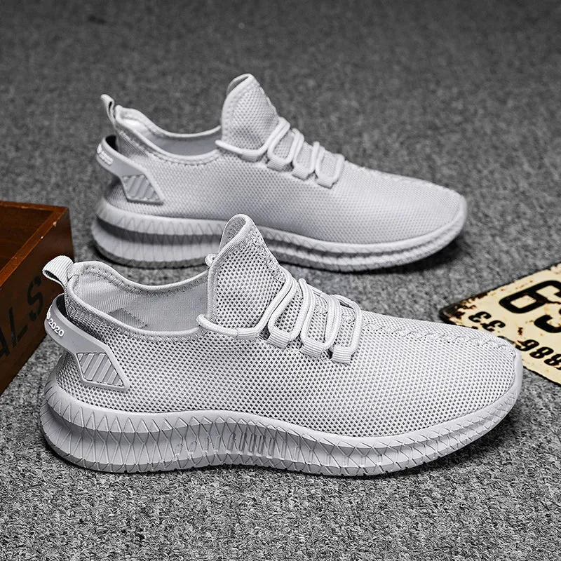 Breathable Men's Running Shoes - Flexible Anti-slip Sneakers