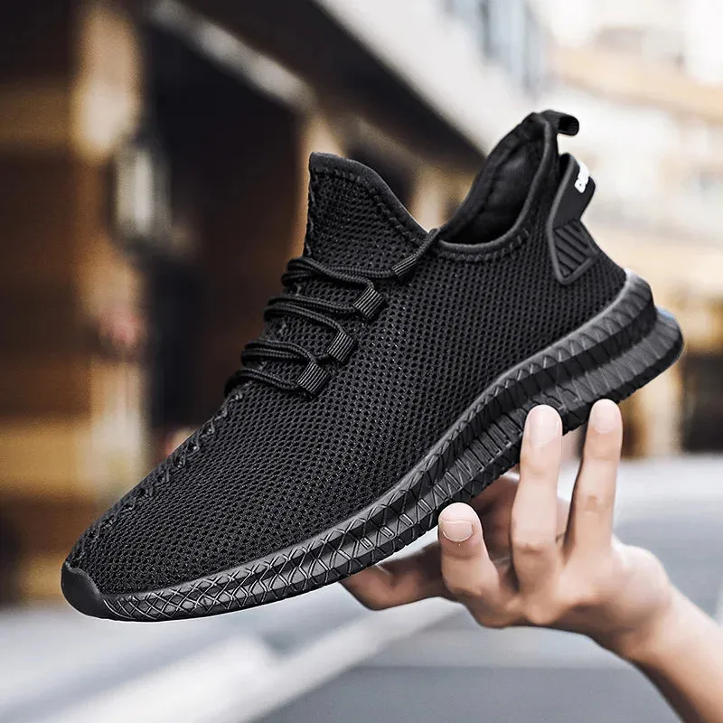 Breathable Men's Running Shoes - Flexible Anti-slip Sneakers