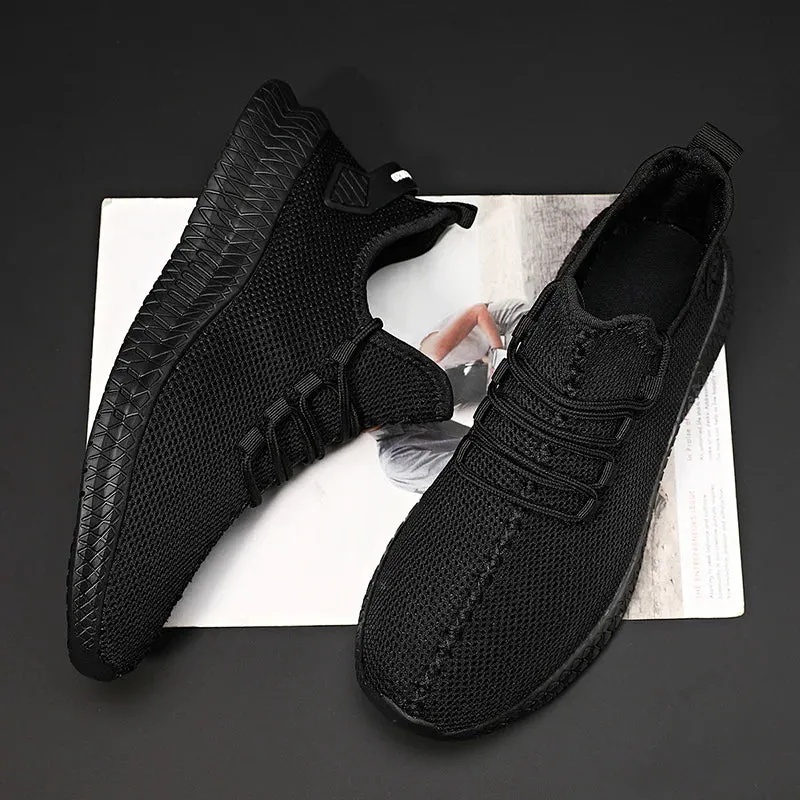 Breathable Men's Running Shoes - Flexible Anti-slip Sneakers
