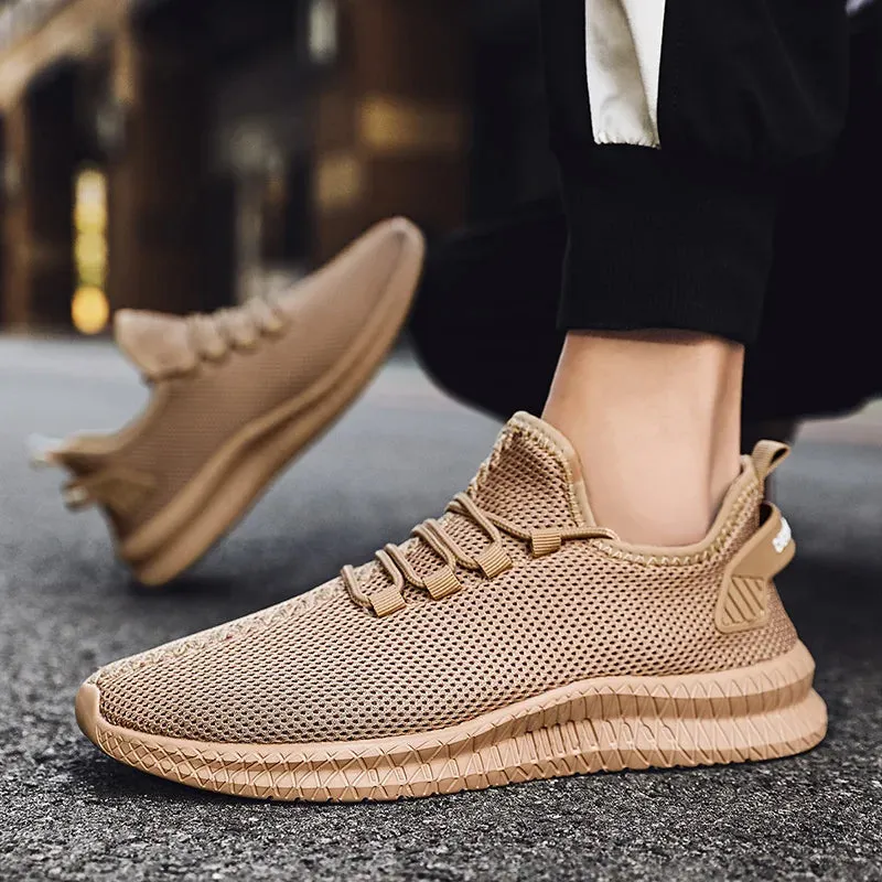 Breathable Men's Running Shoes - Flexible Anti-slip Sneakers