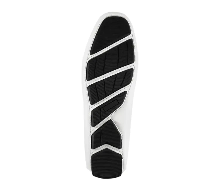 Briggs White Bit Driving Loafers