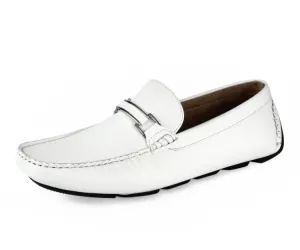 Briggs White Bit Driving Loafers