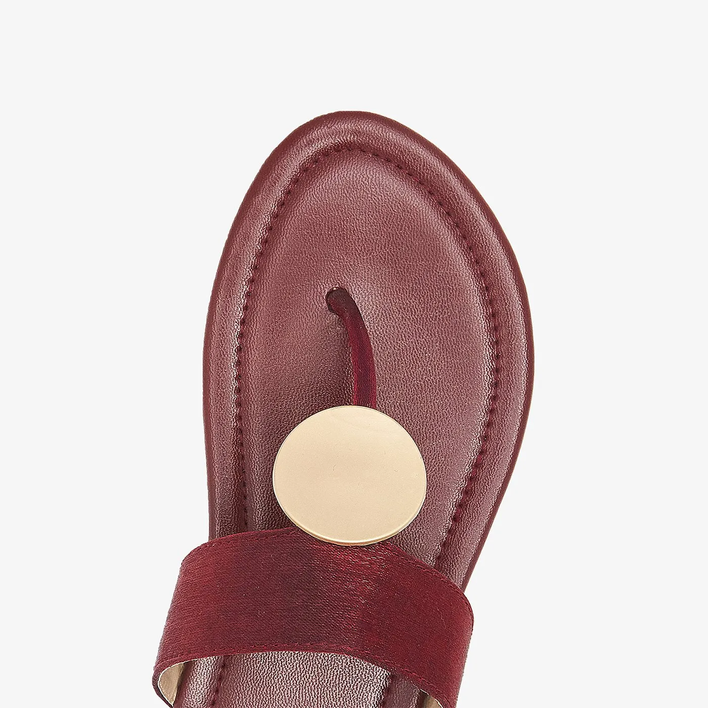 Buckled Flat Slides for Women