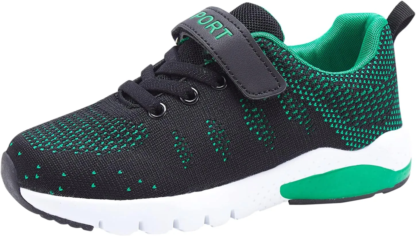 Caitin Kids Running Tennis Shoes Lightweight Casual Walking Sneakers for Toddler Little Big Boys and Girls