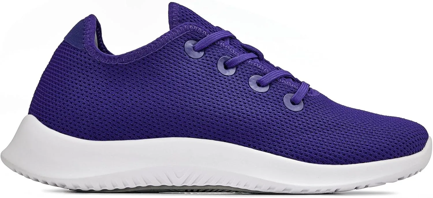 CALTO Men's Invisible Height Increasing Elevator Shoes - Ultra Lightweight Knitted Sporty Sneakers - 2.4 Inches Taller