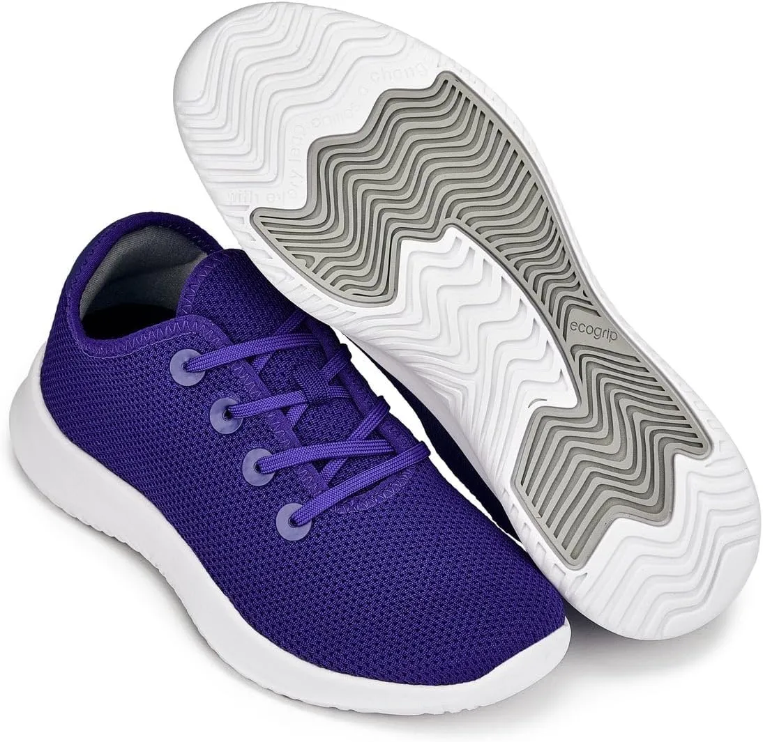 CALTO Men's Invisible Height Increasing Elevator Shoes - Ultra Lightweight Knitted Sporty Sneakers - 2.4 Inches Taller