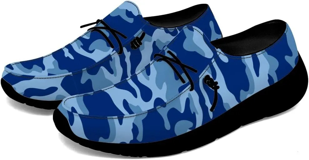 Camouflage Shoes for Women Men Loafers Slip-on Shoes Camouflage Gifts for Men Women