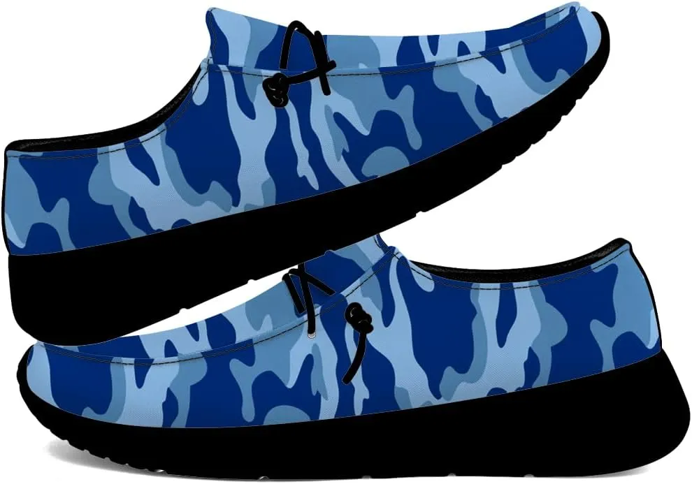 Camouflage Shoes for Women Men Loafers Slip-on Shoes Camouflage Gifts for Men Women