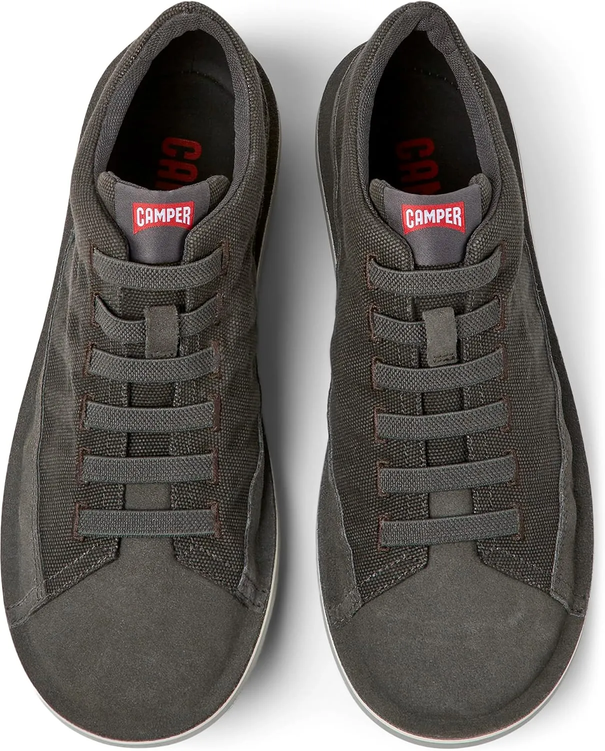 Camper Beetle Basket Bootie Casual Shoes for Men - Ultra-Comfortable Leather and Textile Men’s Shoes with Breathable Lining & Lightweight EVA Outsoles