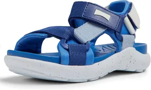 Camper Kids Boy's T-Bar Flat Sandal, Multi-Assorted, 3 Little Kid