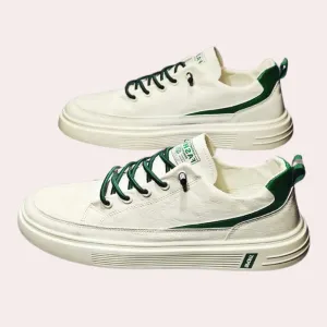 Canvas Lace-Up Sneakers | Lightweight | Modern Comfort