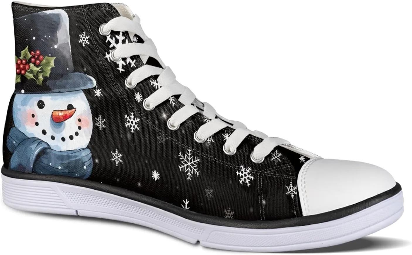 Canvas Shoes for Women Lightweight High Top Sneakers Teens Girls Cute Printed Lace Up Casual Classic Walking Shoes