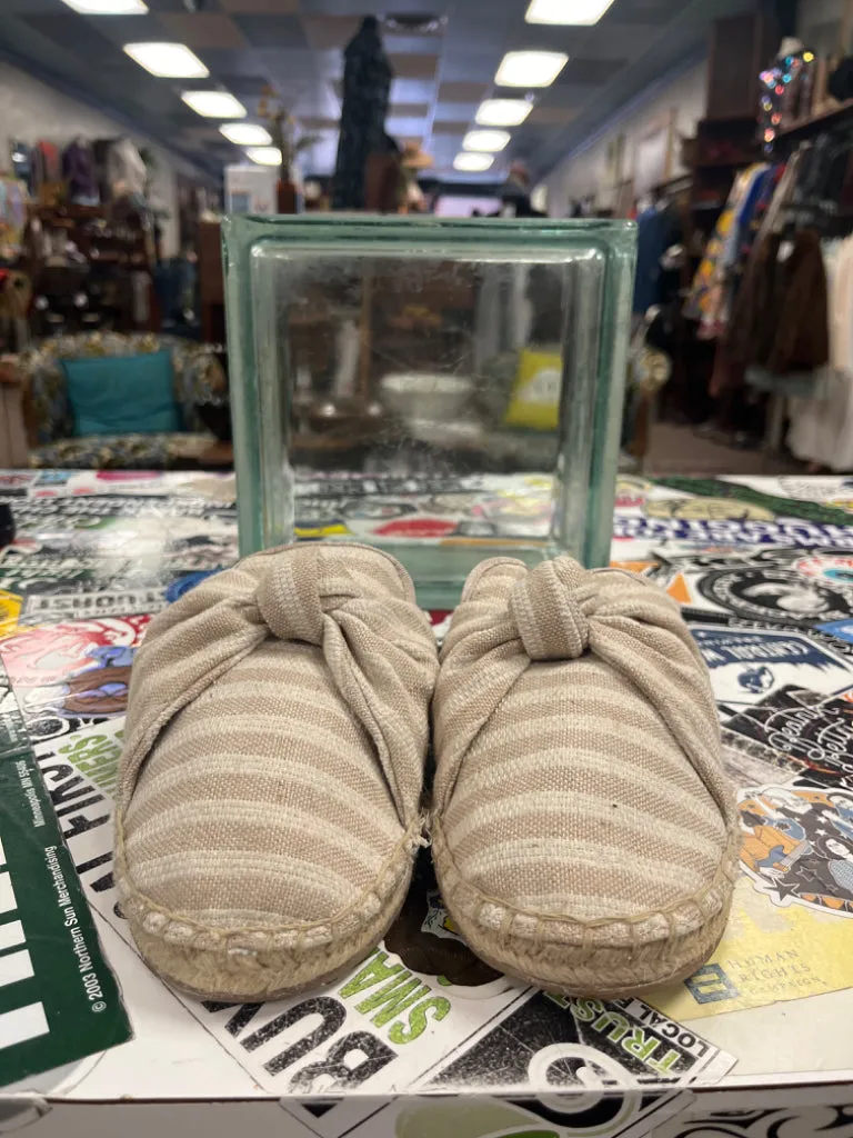 CIRCUS STRIPED SLIDE MULES
