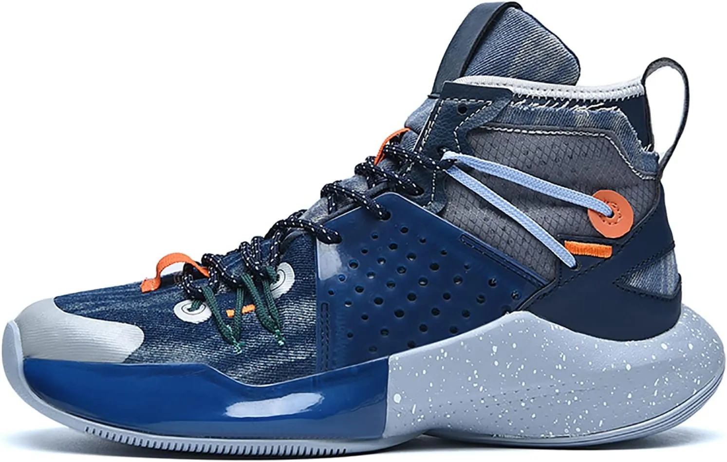 CJSPORX Mens Basketball Shoes Fashion High Top Running Sneakers Lightweight Sport Shoes for Athletic
