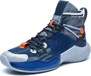CJSPORX Mens Basketball Shoes Fashion High Top Running Sneakers Lightweight Sport Shoes for Athletic