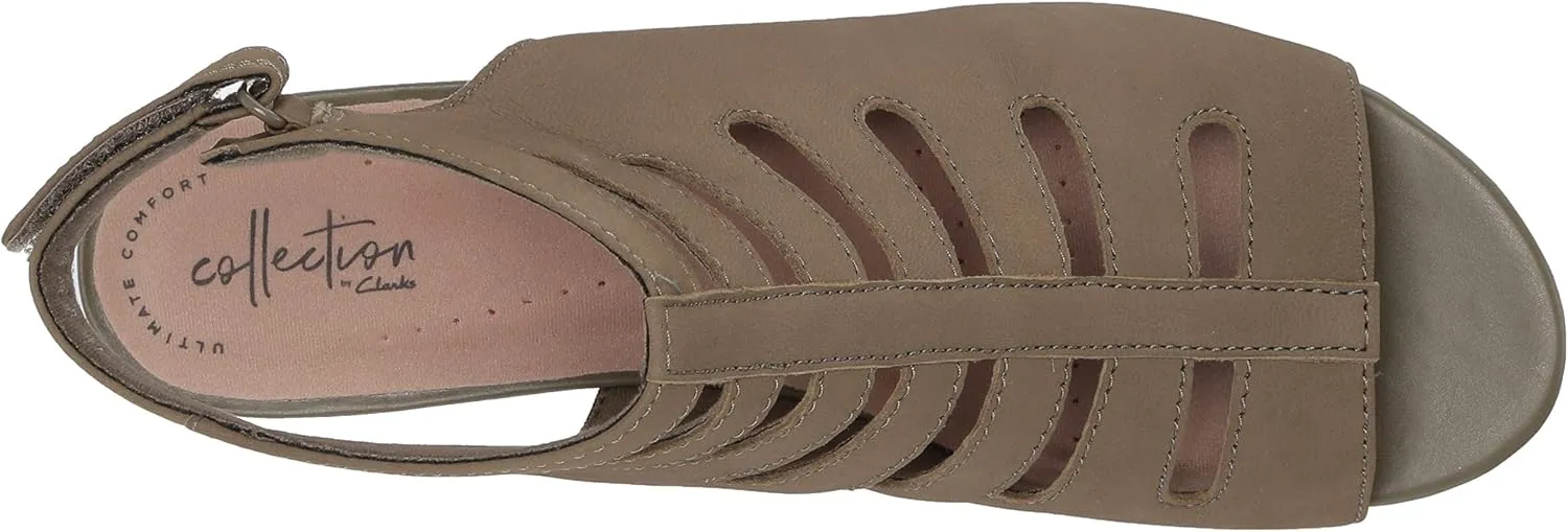 Clarks Women's Abigail Sing Wedge Sandal