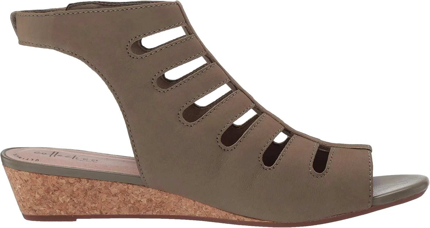 Clarks Women's Abigail Sing Wedge Sandal