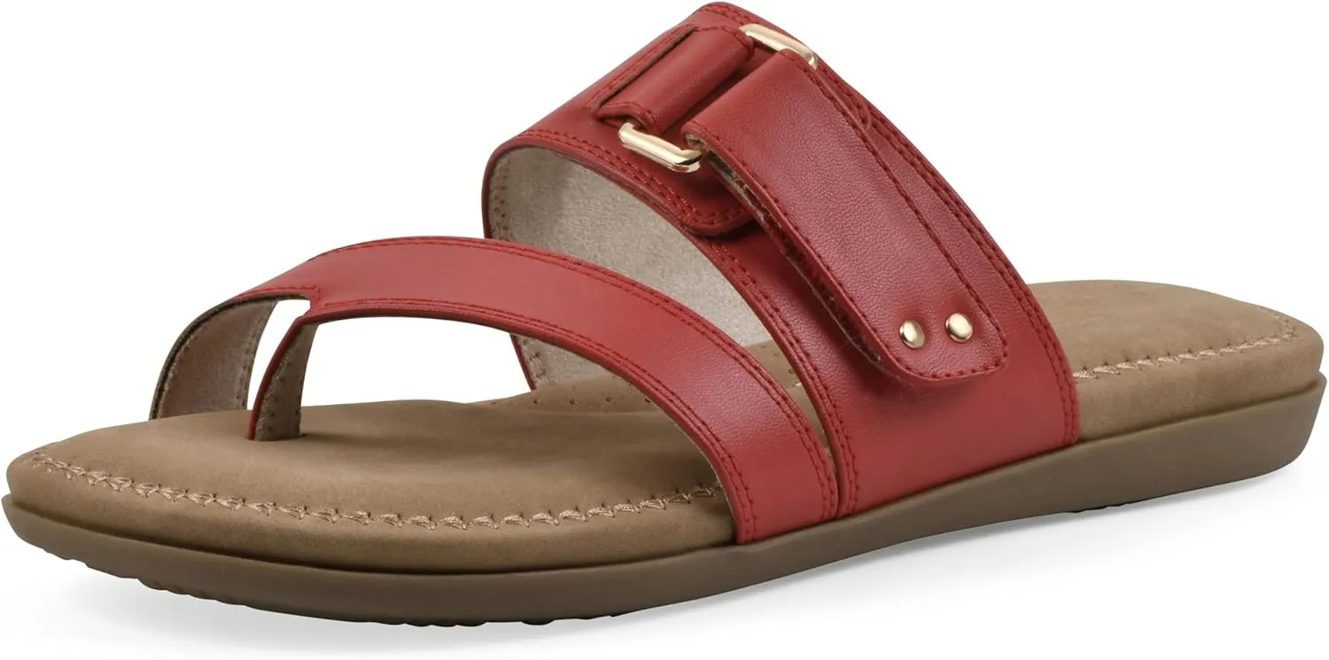 CLIFFS BY WHITE MOUNTAIN Women's Fancify Flat Sandal