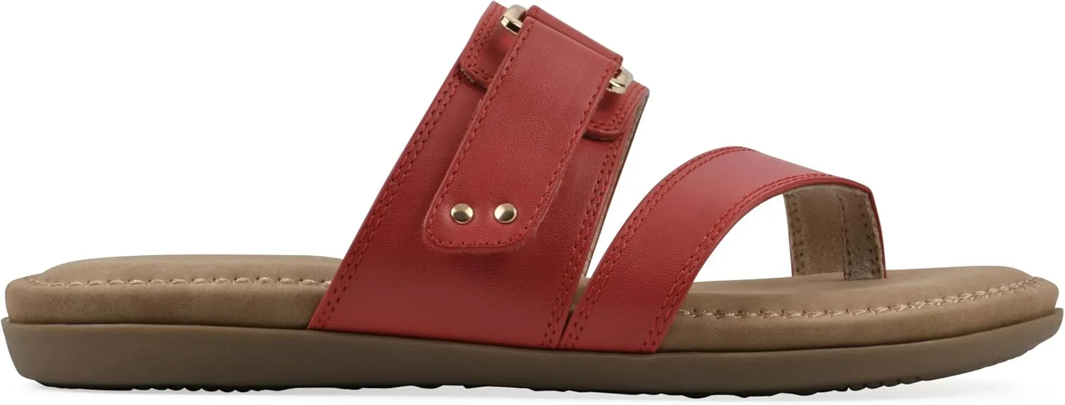 CLIFFS BY WHITE MOUNTAIN Women's Fancify Flat Sandal
