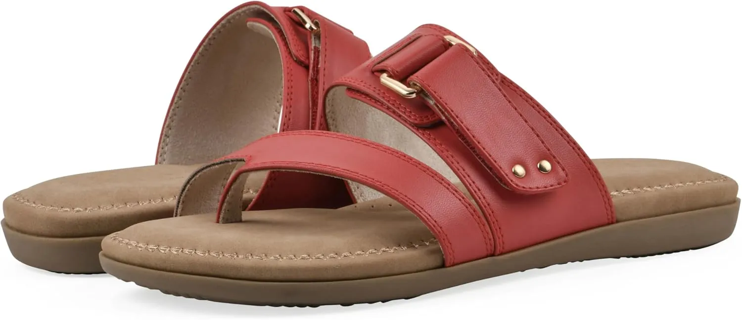 CLIFFS BY WHITE MOUNTAIN Women's Fancify Flat Sandal