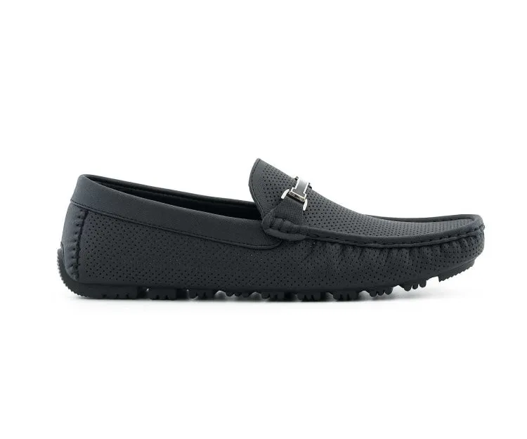 Cola Black Driving Loafers
