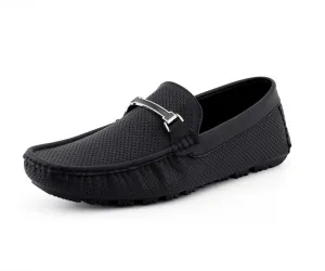 Cola Black Driving Loafers