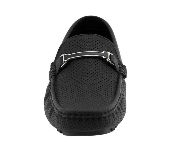 Cola Black Driving Loafers
