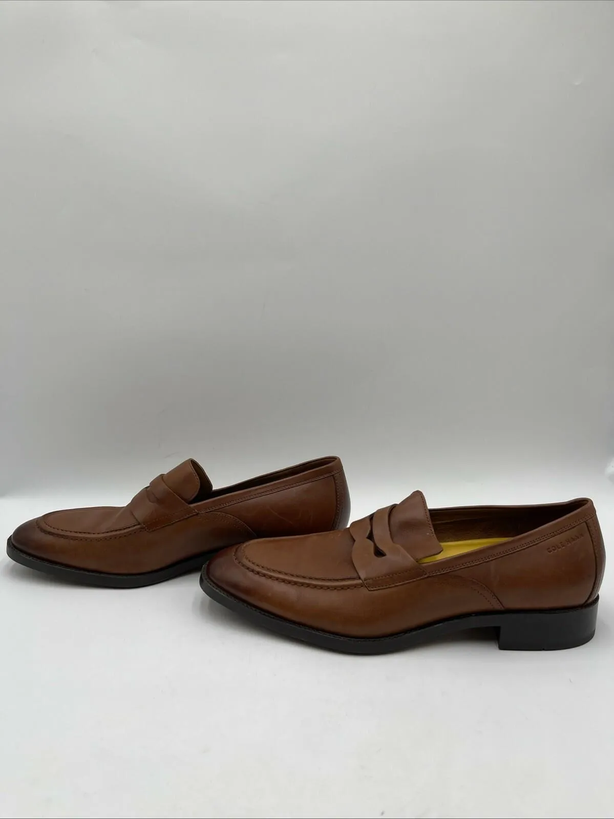 Cole Haan Men's Hawthorne Penny Loafers Brown Size 11M - Very Good