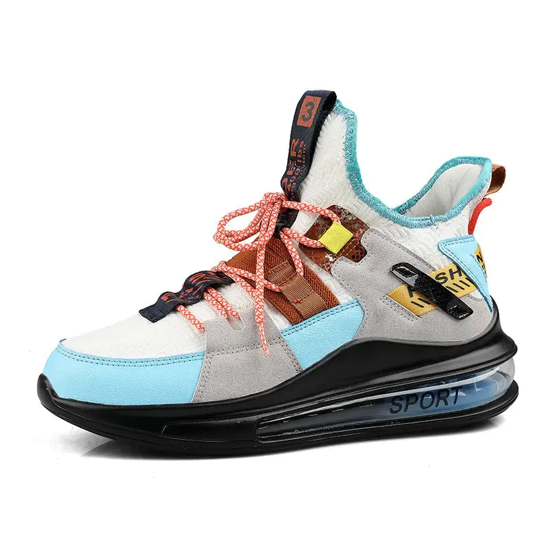 Colorful Dad Sneakers for Men - Breathable Casual Style