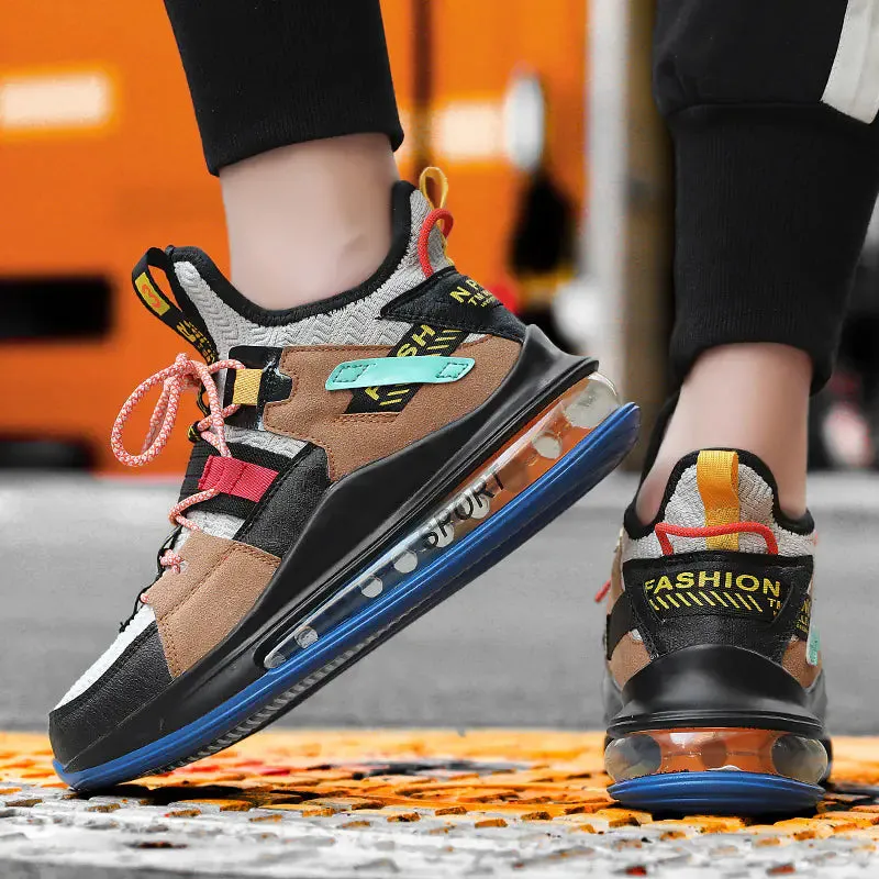 Colorful Dad Sneakers for Men - Breathable Casual Style