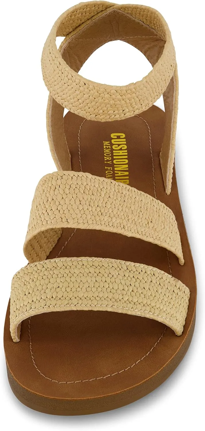 CUSHIONAIRE Women's Indego Stretch Sandal