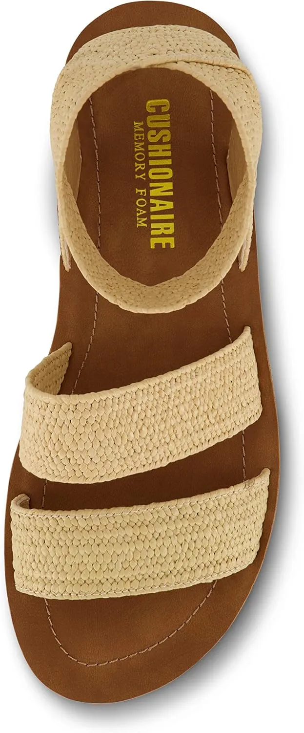 CUSHIONAIRE Women's Indego Stretch Sandal