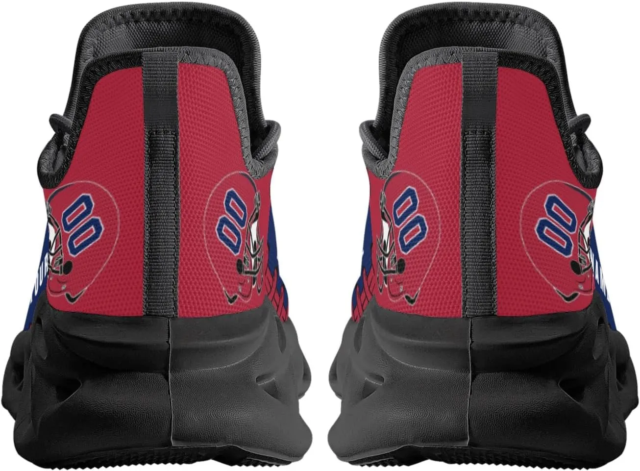 Custom Football Flex Control Sneakers Personalized Fans Men's Breathable Name Number Gifts Workout Athletic Gym Slip-on Shoes