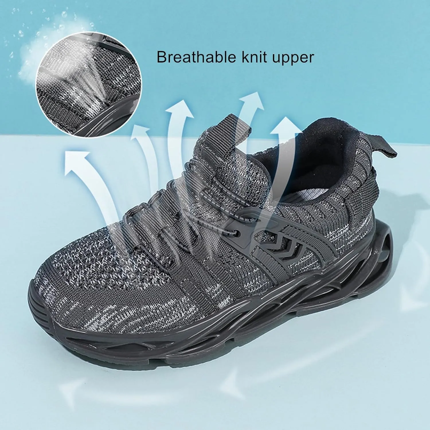DADAWEN Boys Girls Sneakers Kids Lightweight Breathable Tennis Athletic Running Shoes for Toddler/Little Kid/Big Kid
