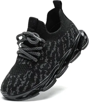 DADAWEN Toddler/Little Kid Boys Girls Lightweight Breathable Sneakers Strap Athletic Tennis Shoes for Running Walking