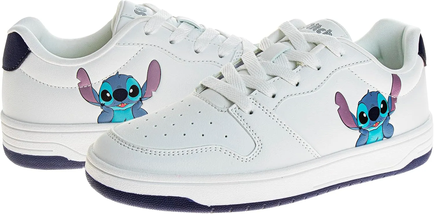 Disney Lilo & Stitch Sneakers Lace Up Lightweight Breathable - Stitch Shoes for Girls and Women (Sizes 11-4 Kids /5-10 Adults)