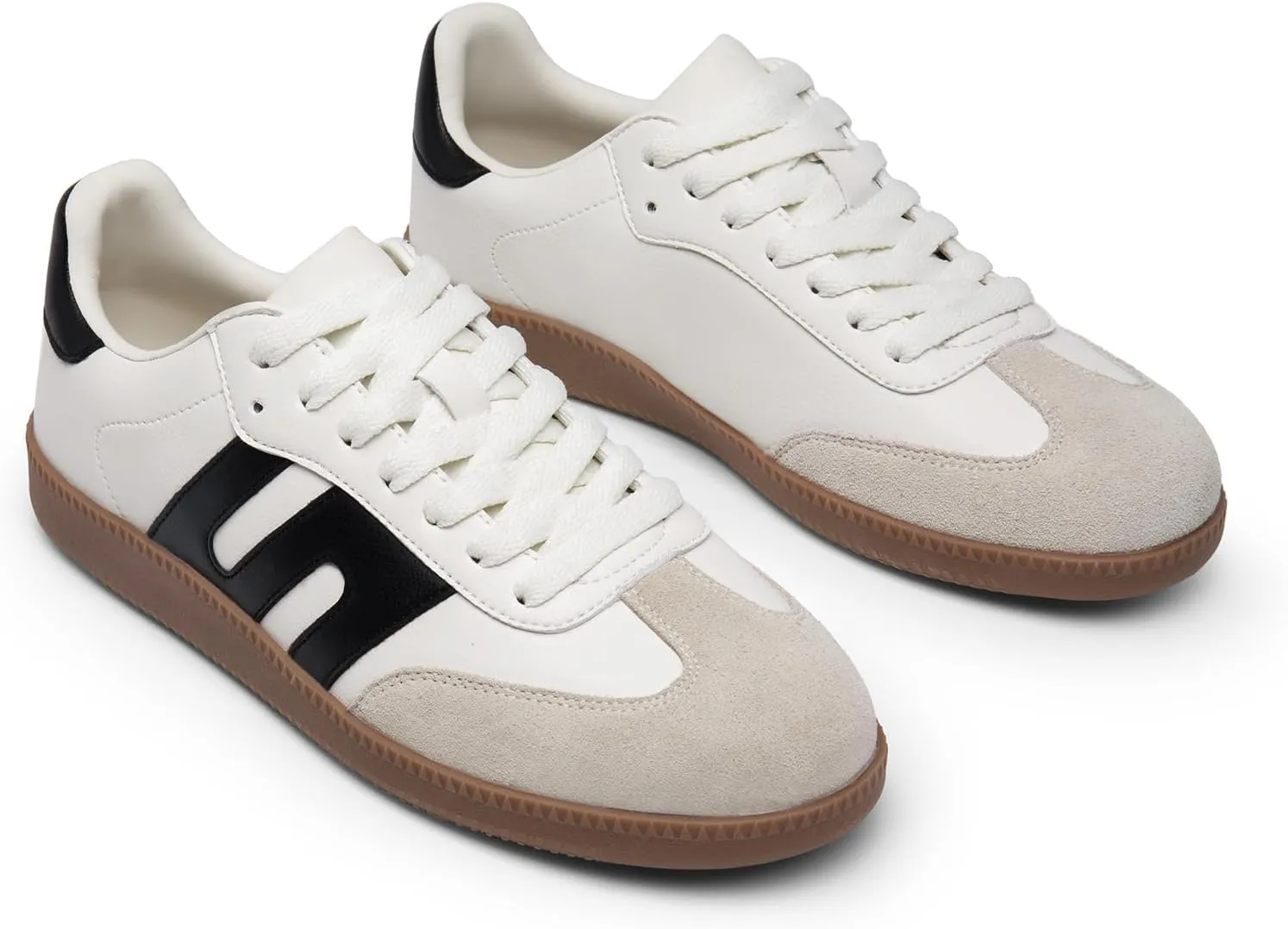 DREAM PAIRS Women's Tennis Sneakers Walking Nia Flat Low-Top Casual Lace-Up Comfortable Fashion Sneakers Shoes.