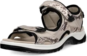 ECCO Women's Yucatan Sport Sandal, Gravel Patchwork, 8-8.5