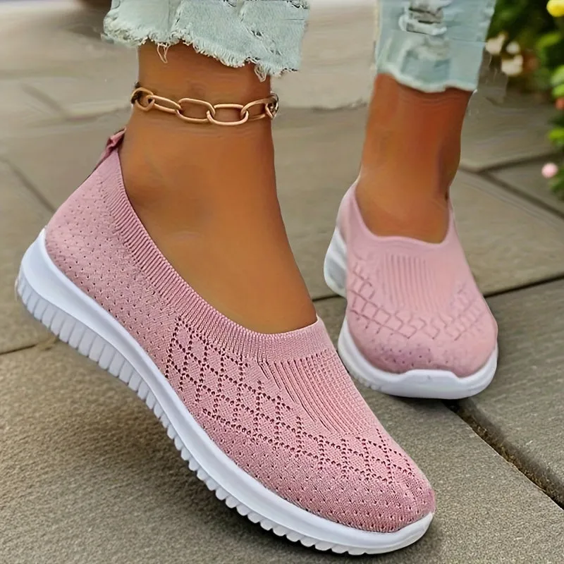 Elena Breathable Fabric Sneakers