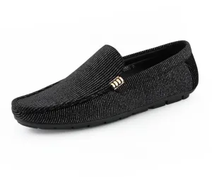 Eric Black Driving Loafers