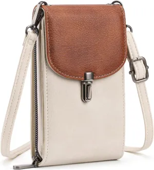 FALAN MULE Small Cell Phone Crossbody Bag Purse for Women, PU Leather Wallet Purse…