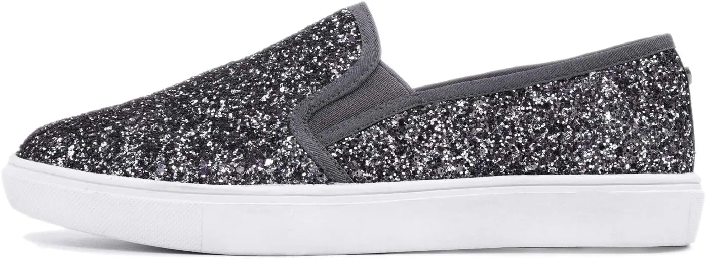 FEVERSOLE Women's Fashion Slip-On Sneaker Casual Flat Loafers